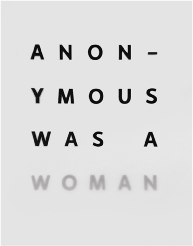 Anonymous Was A Woman/Product Detail/Reading