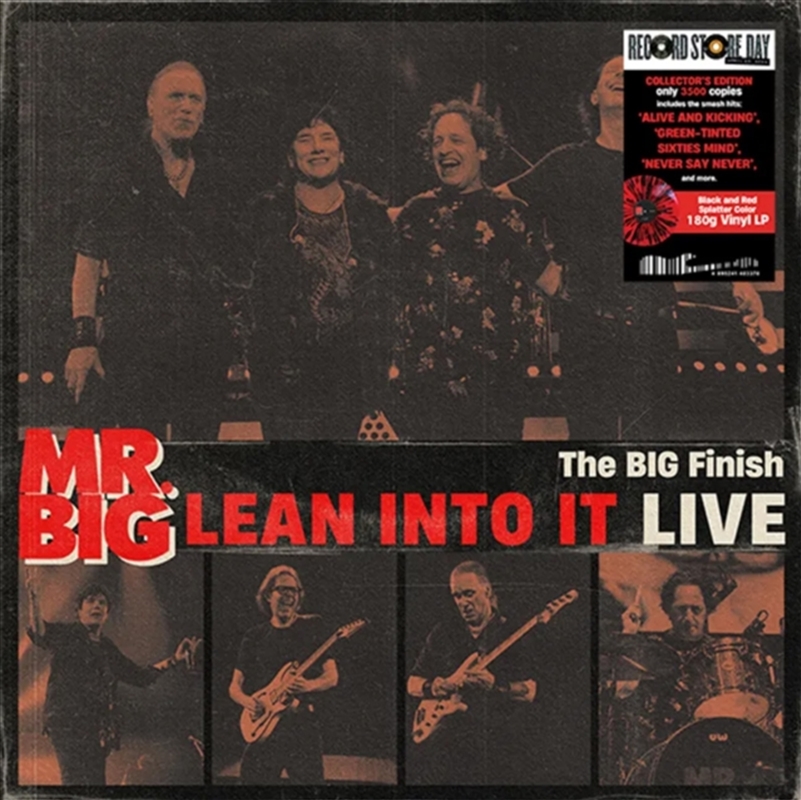 Big Finish - Lean Into It Live - Blue/Red Splatter Vinyl/Product Detail/Rock/Pop