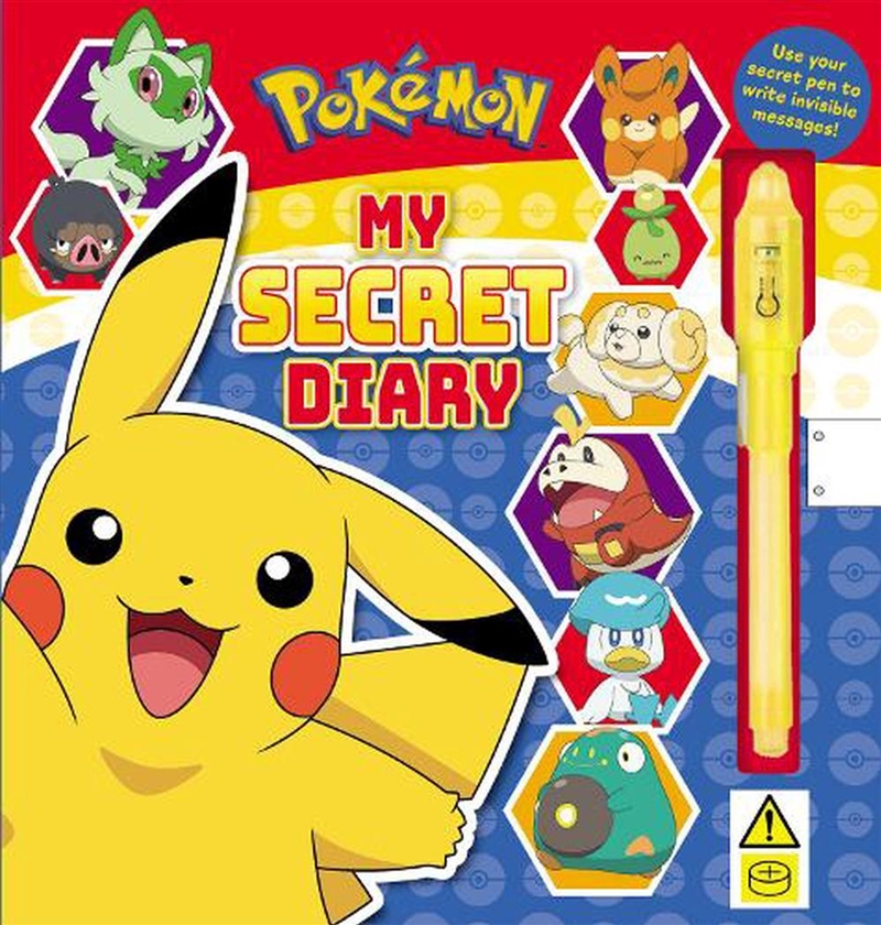 Pokemon: My Secret Lockable Diary With Spy Pen/Product Detail/Notebooks & Journals
