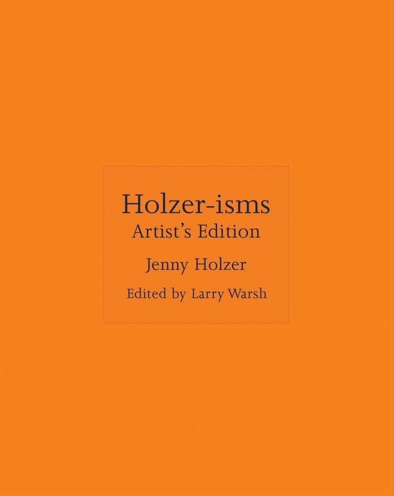 Holzer-isms/Product Detail/Society & Culture