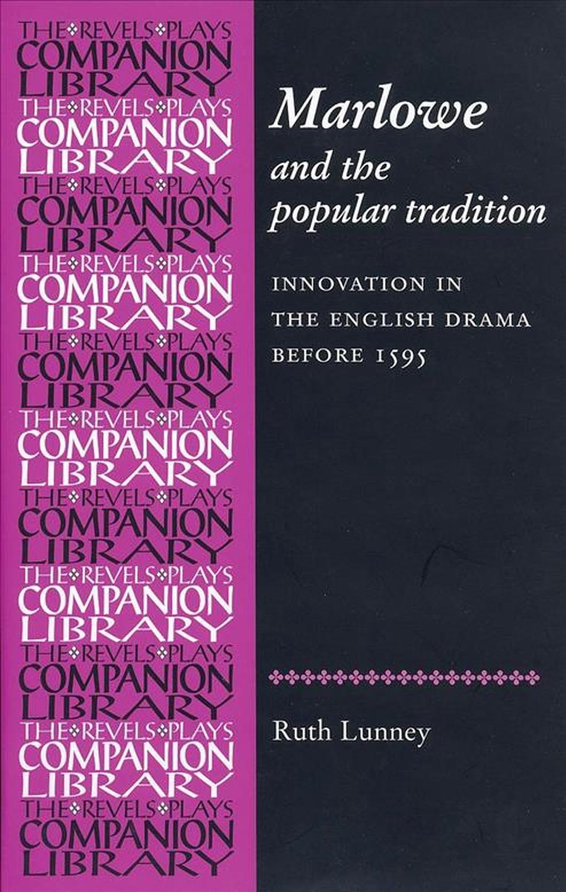 Marlowe and the Popular Tradition/Product Detail/Literature & Poetry