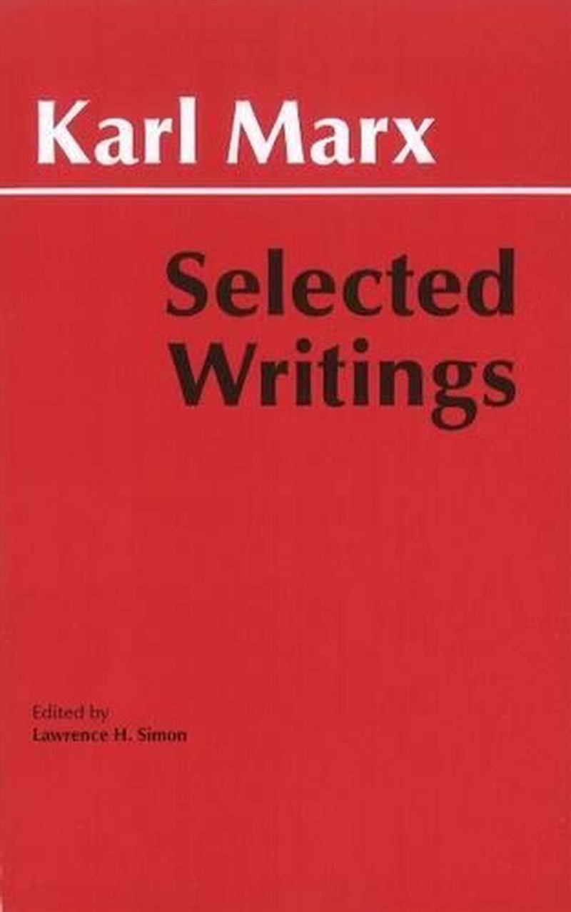 Marx: Selected Writings/Product Detail/Reading