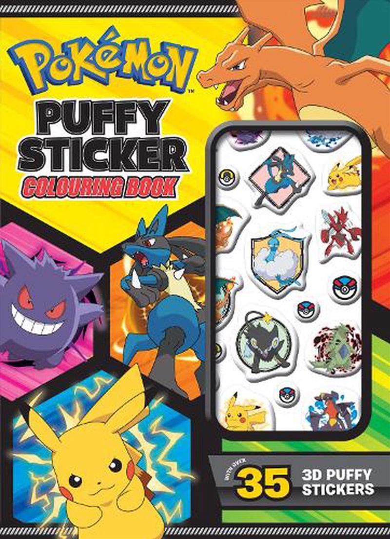 Pokemon Battle: Puffy Sticker Colouring Book/Product Detail/Kids Activity Books