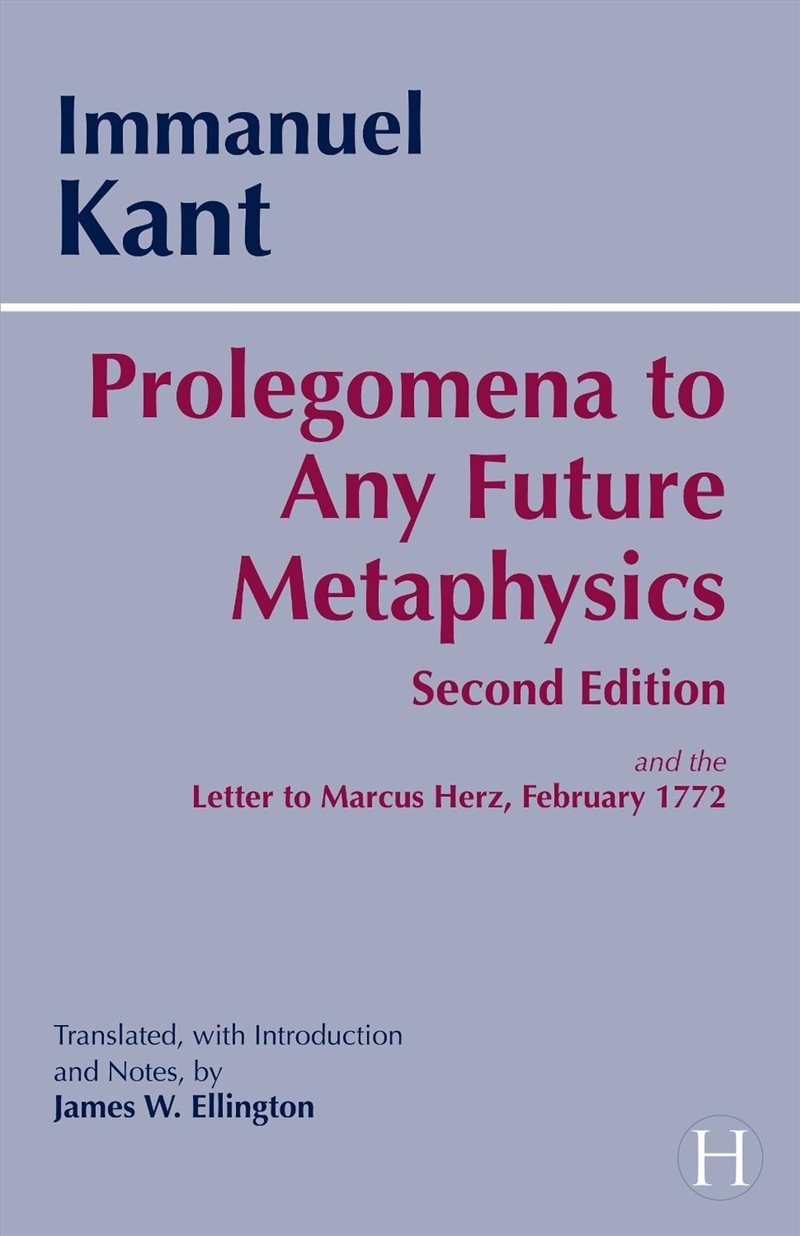Prolegomena to Any Future Metaphysics/Product Detail/Reading