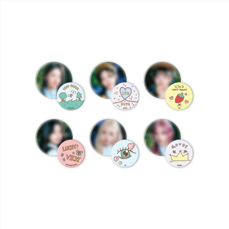 Ive - Ive Scout The 3rd Fan Concert Official Md Random Pin Button Set/Product Detail/KPOP Merch