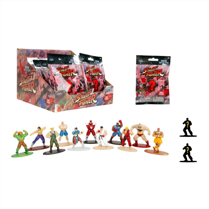 Street Fighter - 1.65" Nano Metalfigs Blind Bag (SENT AT RANDOM)/Product Detail/Figurines