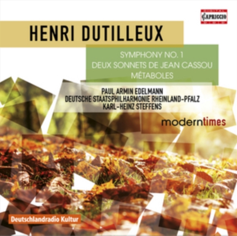 Symphony No. 1 - Deux Sonnets De Jean Cassou/Product Detail/Classical