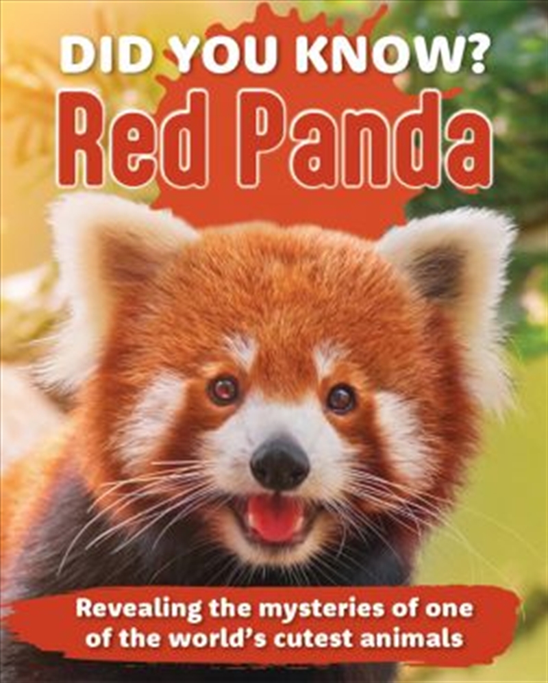 Did You Know? Red Panda/Product Detail/Childrens