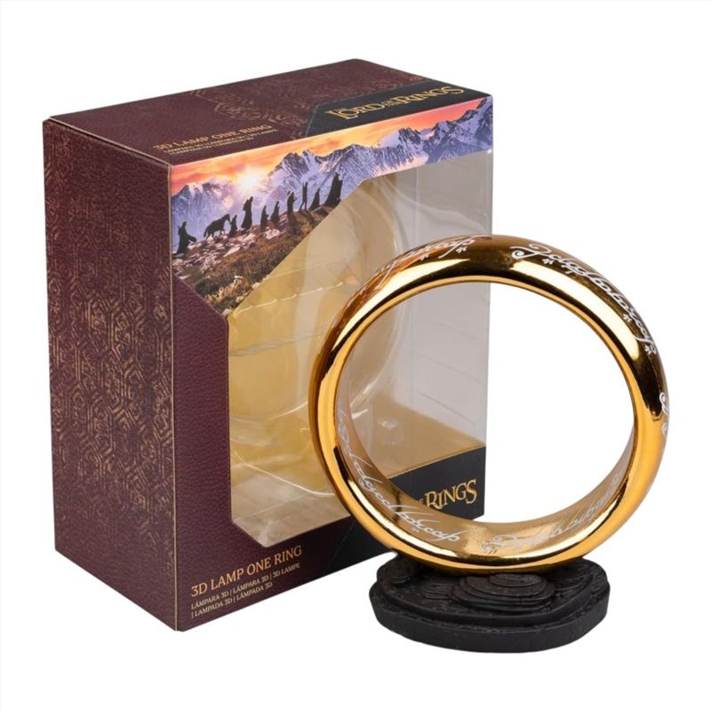 The Lord Of The Rings - One Ring LED Lamp/Product Detail/Lighting
