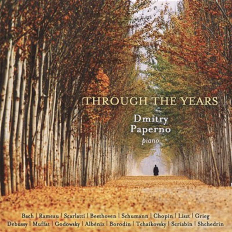 Through The Years With Dmitry Paperno/Product Detail/Classical