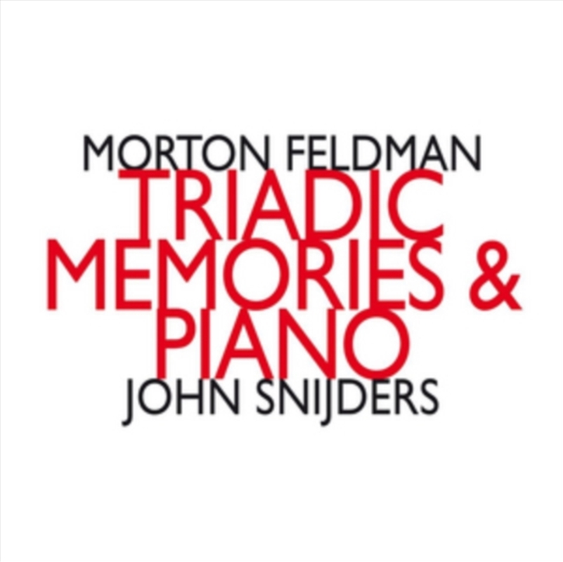 Triadic Memories (1981)/Product Detail/Classical