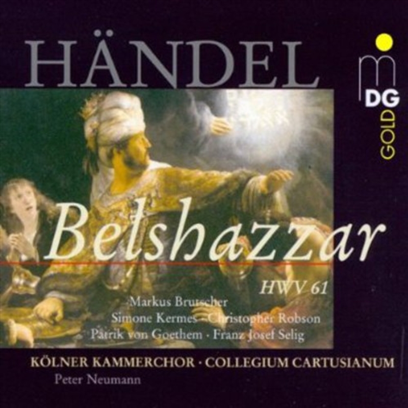 Belshazzar A Sacred Drama/Product Detail/Classical