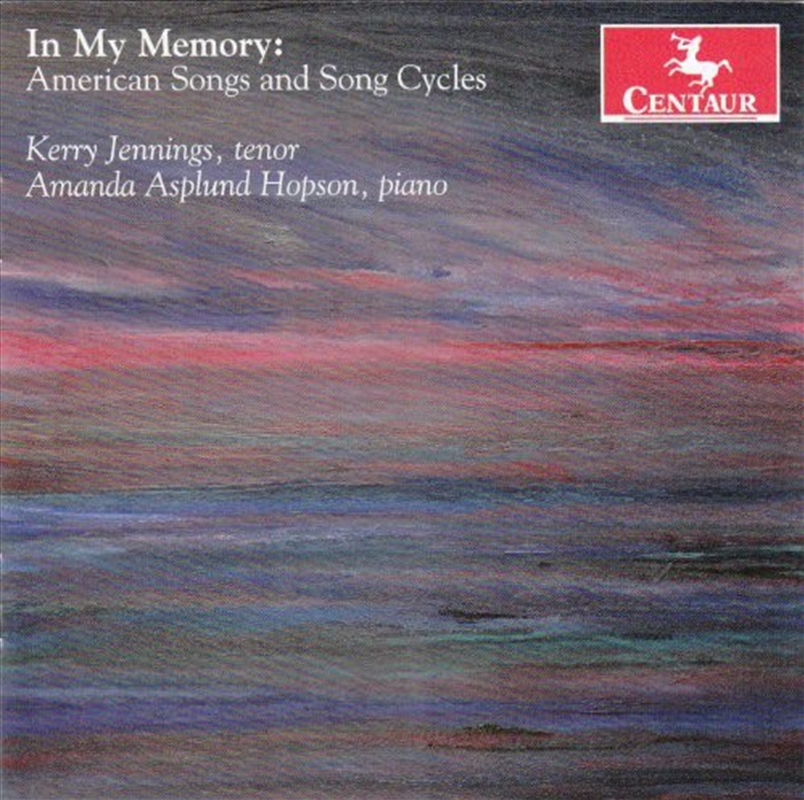 In My Memory: American Songs & Song Cycles/Product Detail/Classical