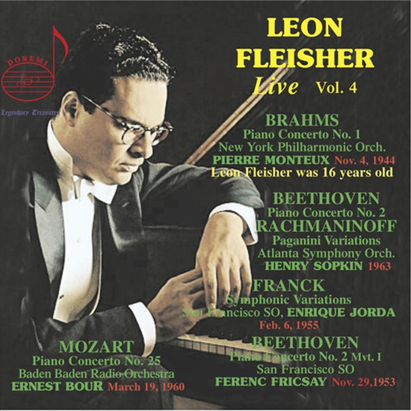 Leon Fleisher Live Vol 4/Product Detail/Classical