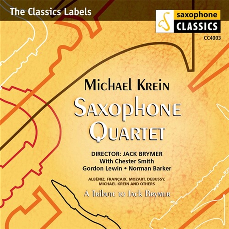 Michael Krein Saxophone Quartet/Product Detail/Classical