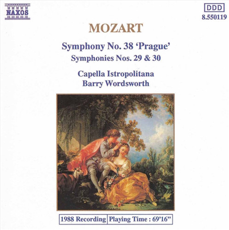 Symphonies 29, 30 & 38/Product Detail/Classical