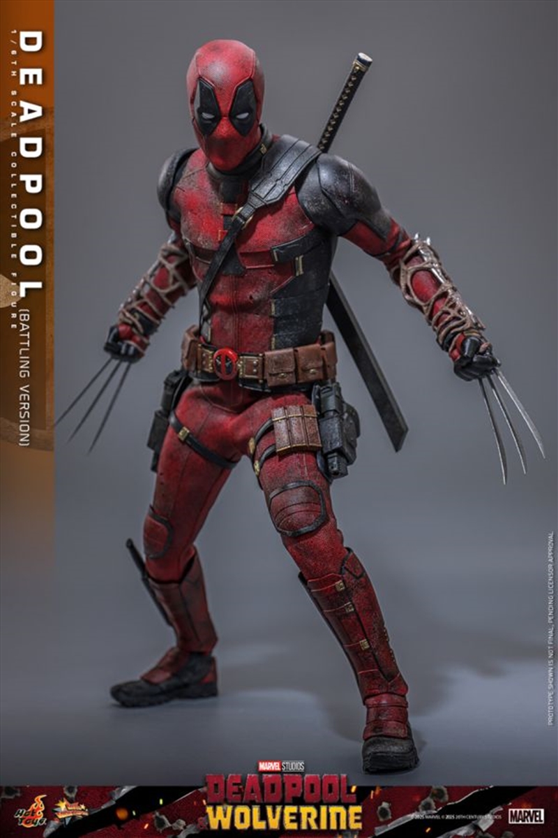 Deadpool & Wolverine - Deadpool (Battling Version) 1:6 Scale Collectible Action Figure/Product Detail/Figurines