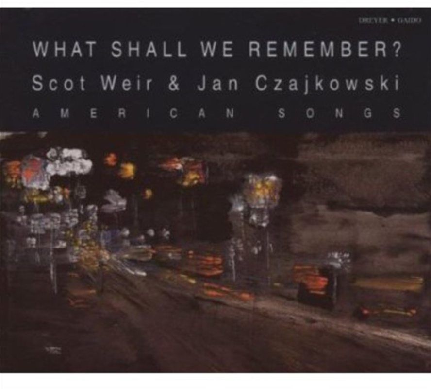 What Shall We Remember/Product Detail/Classical