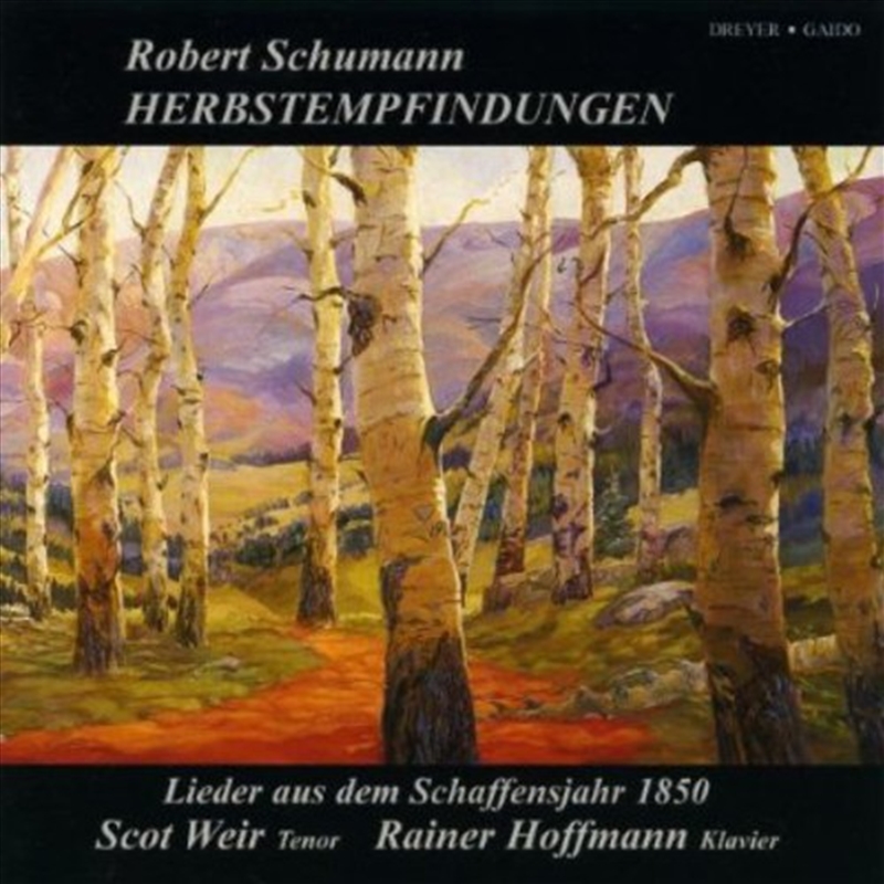 Herbstempfindungen: Lieder Aus Dem Schaffensjahr/Product Detail/Classical