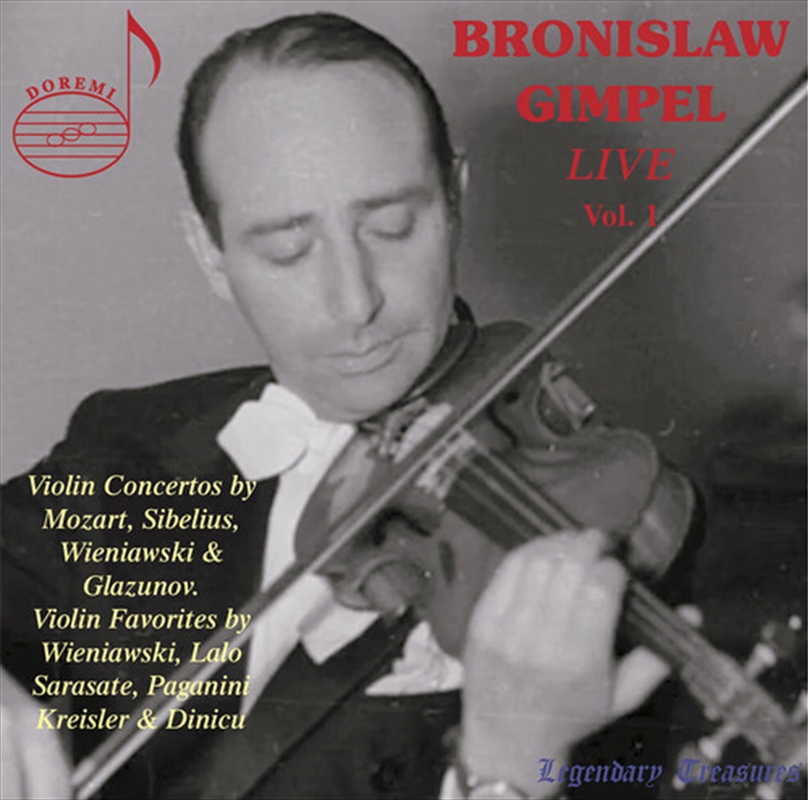 Bronislaw Gimpel Live 1/Product Detail/Classical