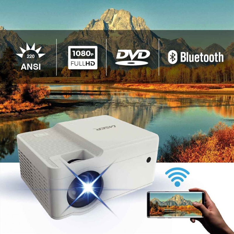 Laser 1080P LED Projector with DVD Player and WiFi Casting/Product Detail/Electronics