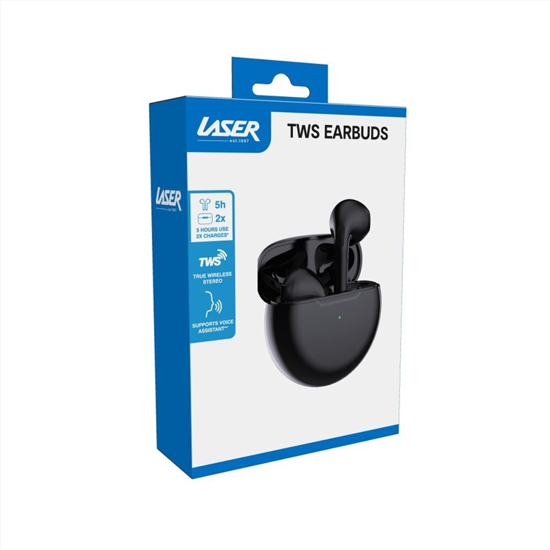 Laser TWS Earphones Black/Product Detail/Headphones