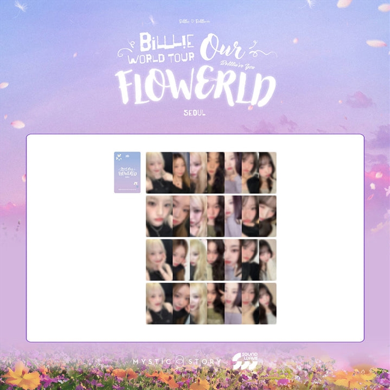 Billlie - Our Flowerld Belllie'Ve You World Tour Official Md Random Trading Photocard Set/Product Detail/KPOP Merch