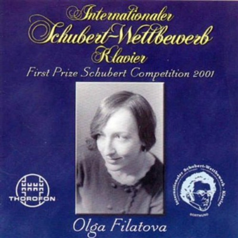 First Prize Schubert Competition 2001/Product Detail/Classical