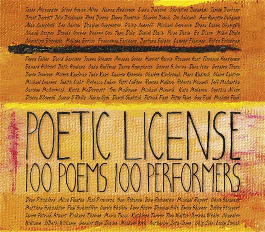 Poetic License: 100 Poems 100 Performers/Product Detail/Specialist