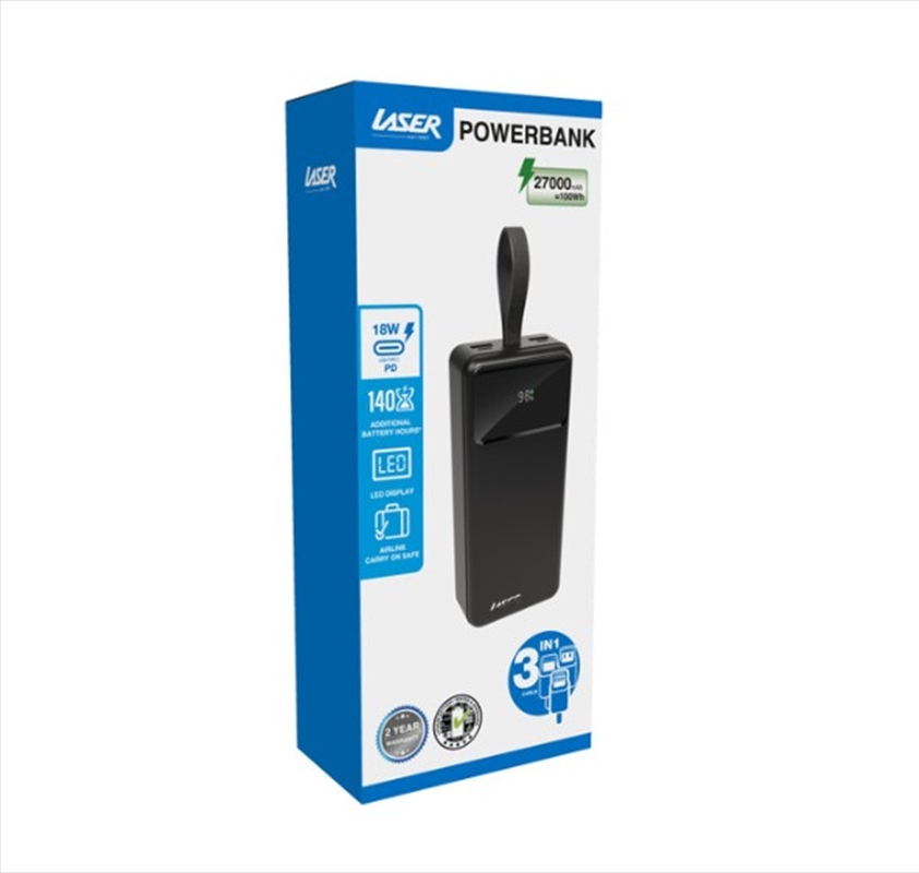 Laser 27000mAh Power Bank with Digital Display/Product Detail/Power Adaptors
