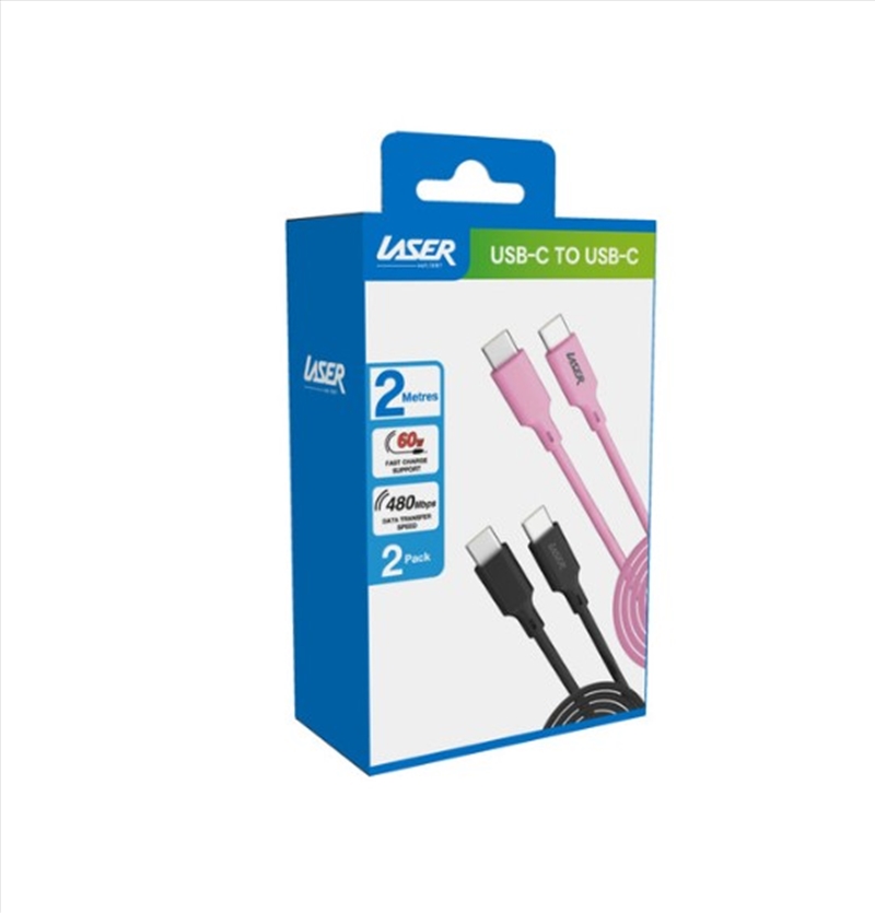 Laser 2m USB C to USB C charging cable/Product Detail/Cables