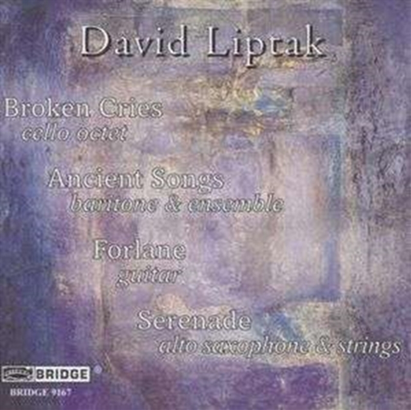 Music Of David Liptak/Product Detail/Classical