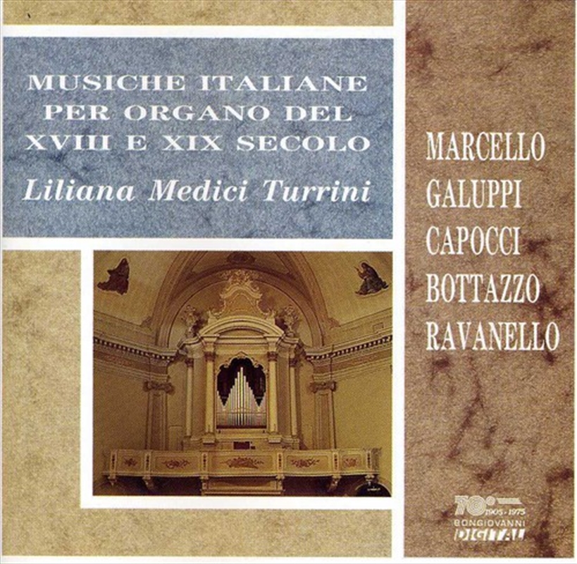 Musiche Italiane Per Organo Del Xviii E Xix Sec/Product Detail/Classical