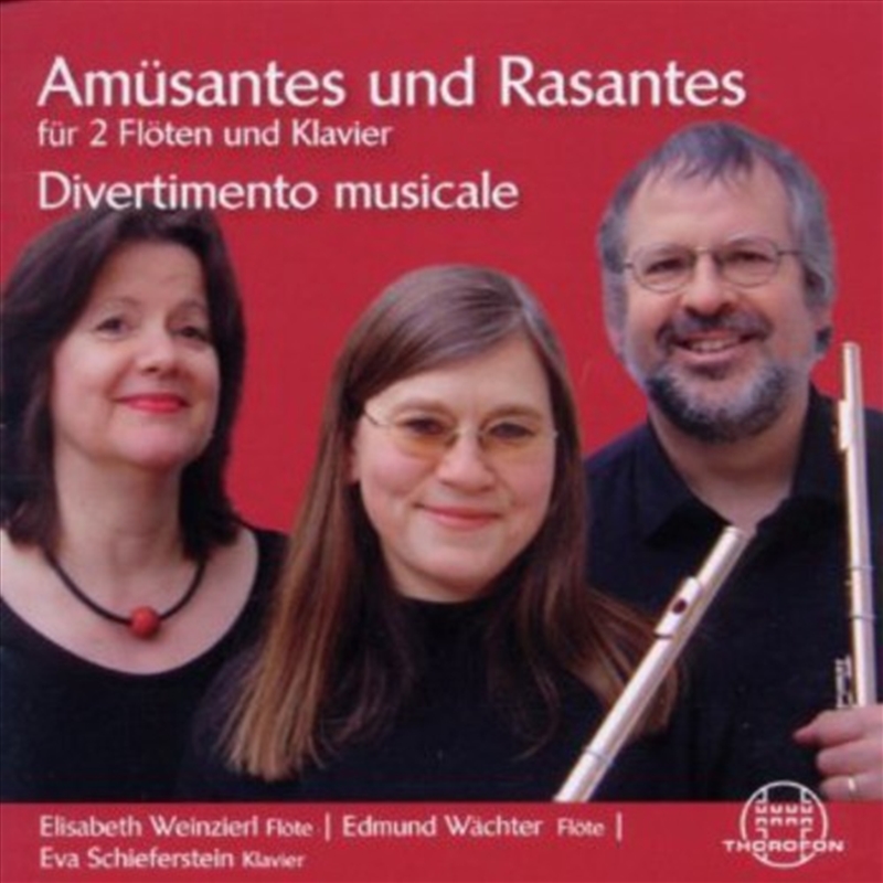 Amusantes & Rasantes For 2 Flute &Piano/Product Detail/Classical