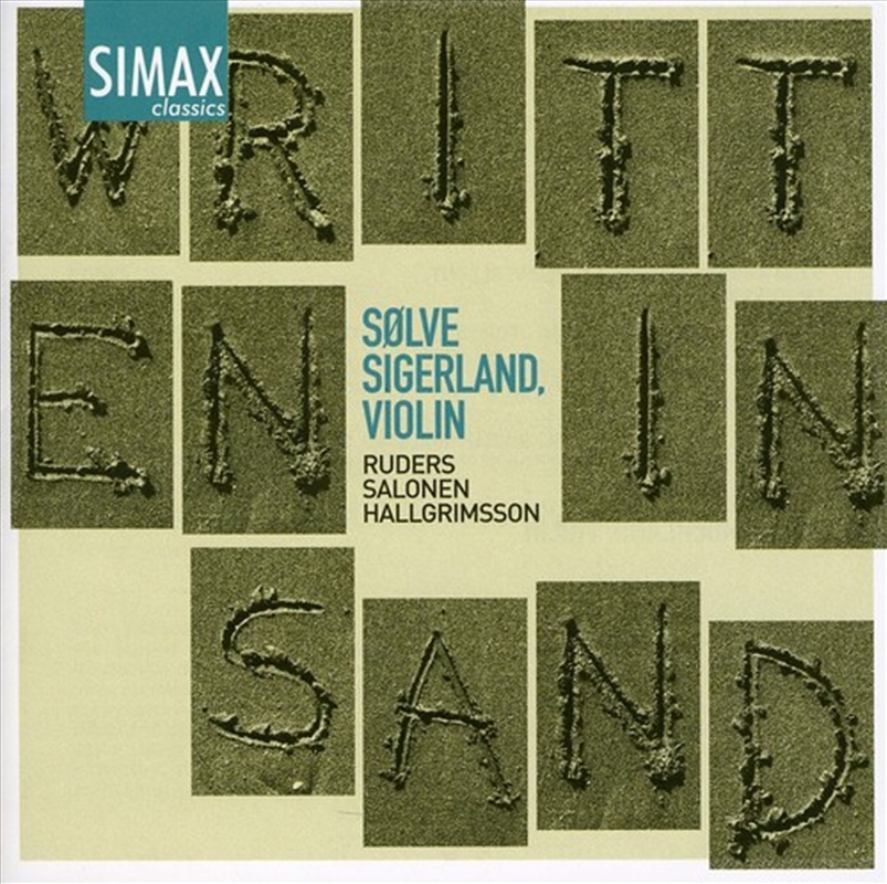 Written In Sand: Paintings For Solo Violin/Product Detail/Classical