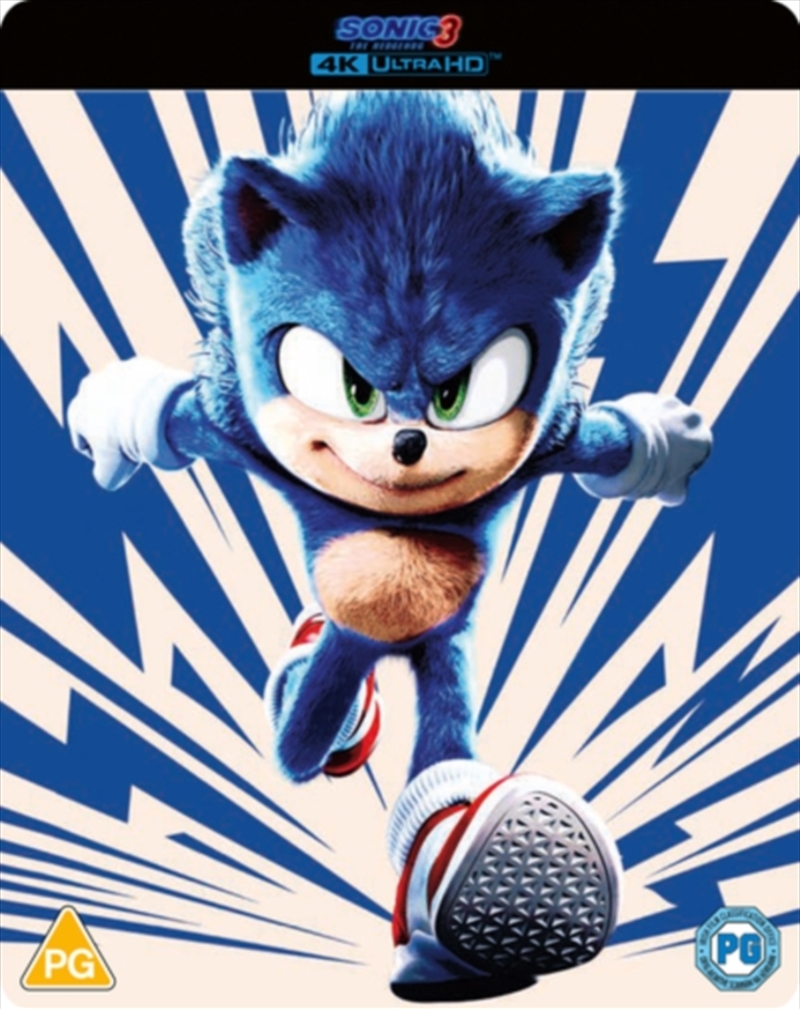 Sonic The Hedgehog 3 - Limited Edition SteelBook (Blue)/Product Detail/Action
