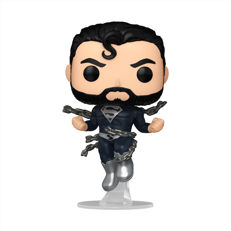 DC Comics - Superman (Black Suit) Pop! Vinyl [RS]/Product Detail/Standard Pop Vinyl