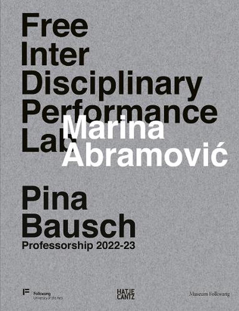 Marina Abramovic. Free Interdisciplinary Performance Lab/Product Detail/Reading