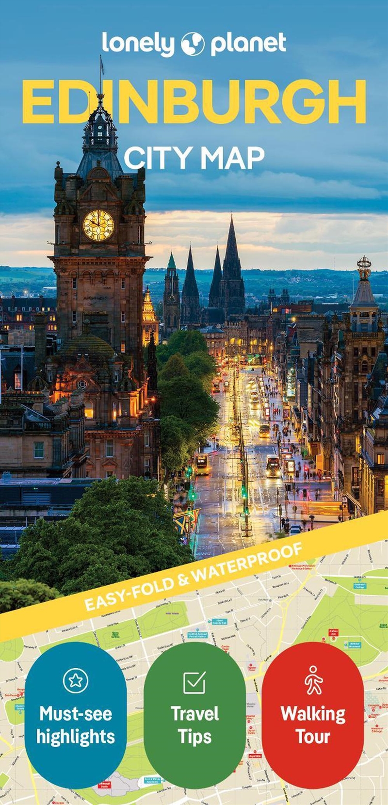 Lonely Planet Edinburgh City Map/Product Detail/Travel & Holidays