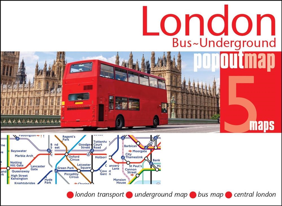 London Bus and Underground PopOut Map/Product Detail/Travel & Holidays