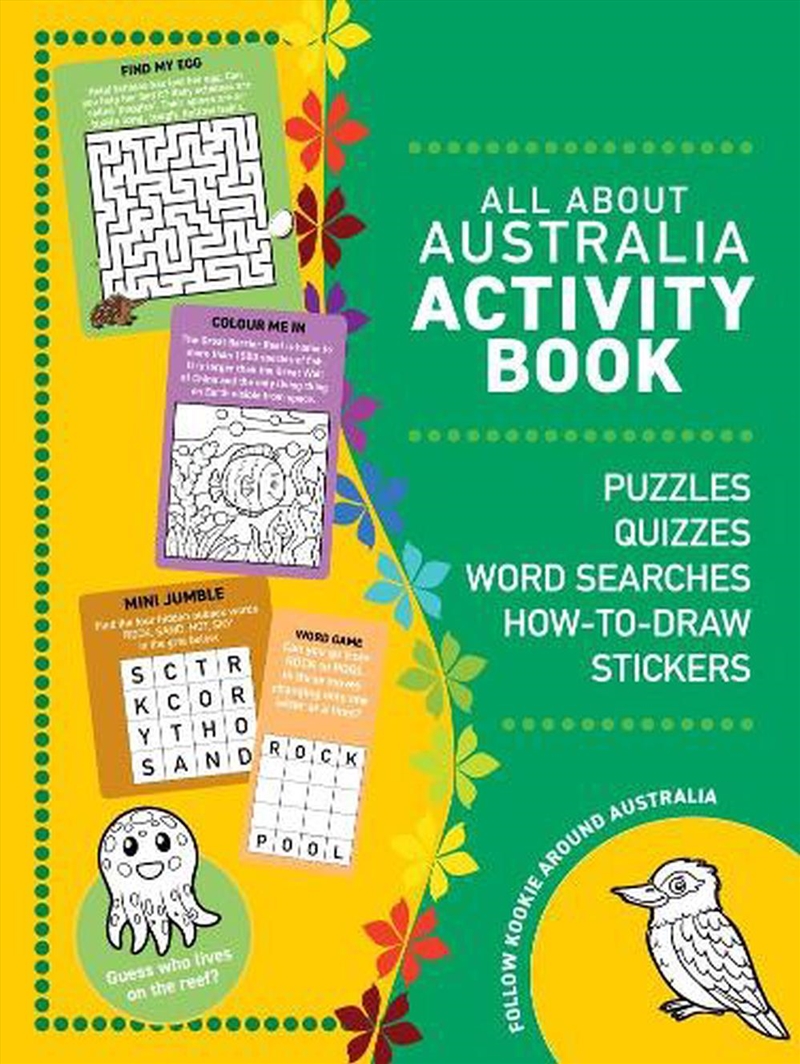 All About Australia Activity Book/Product Detail/Kids Activity Books
