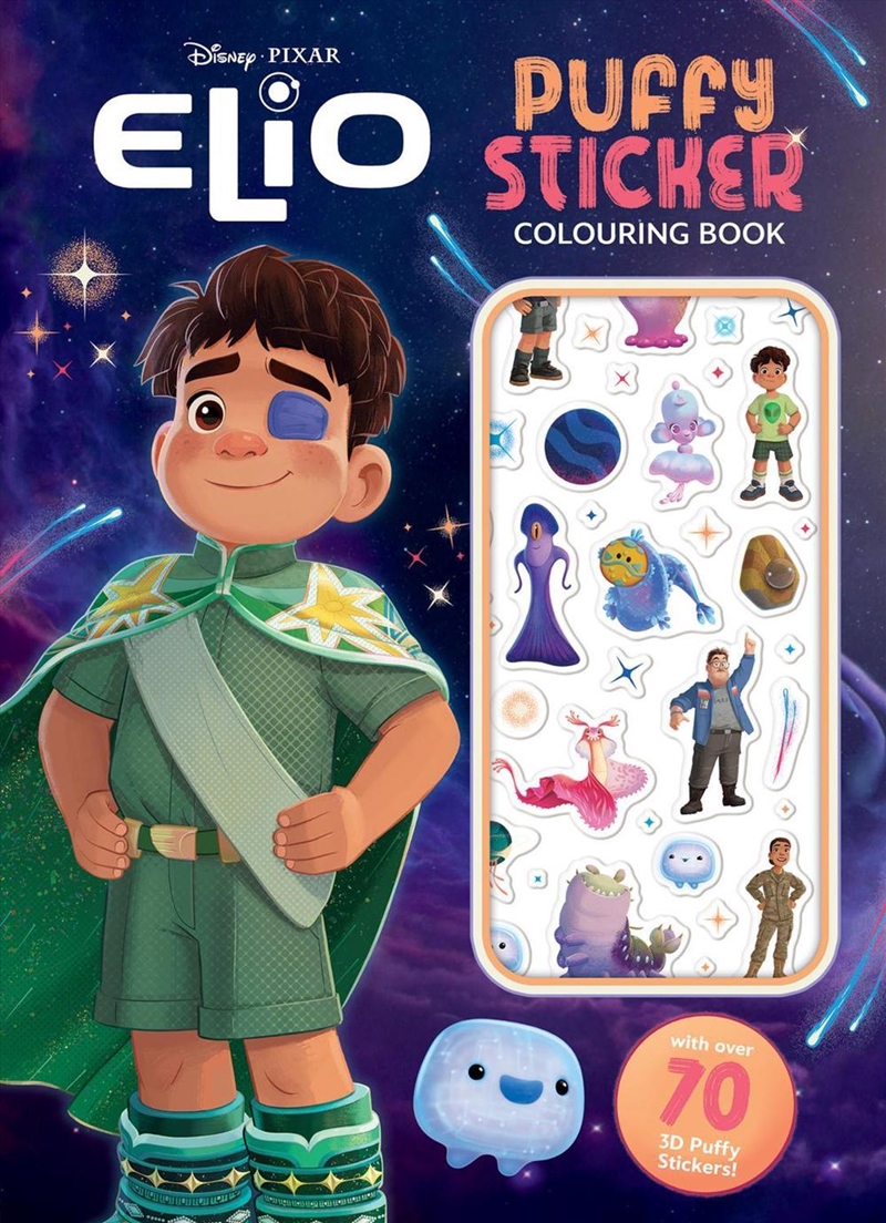 Elio: Puffy Sticker Colouring Book (Disney Pixar)/Product Detail/Kids Colouring