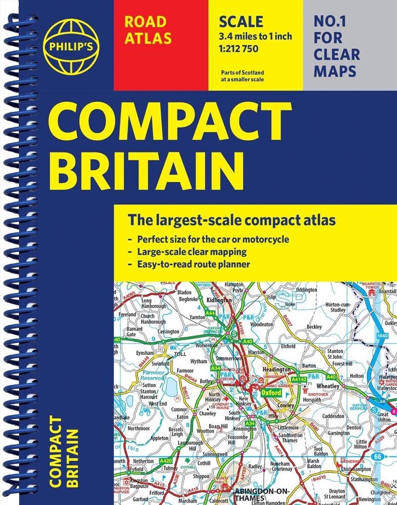 Philip's Compact Britain Road Atlas/Product Detail/Travel & Holidays