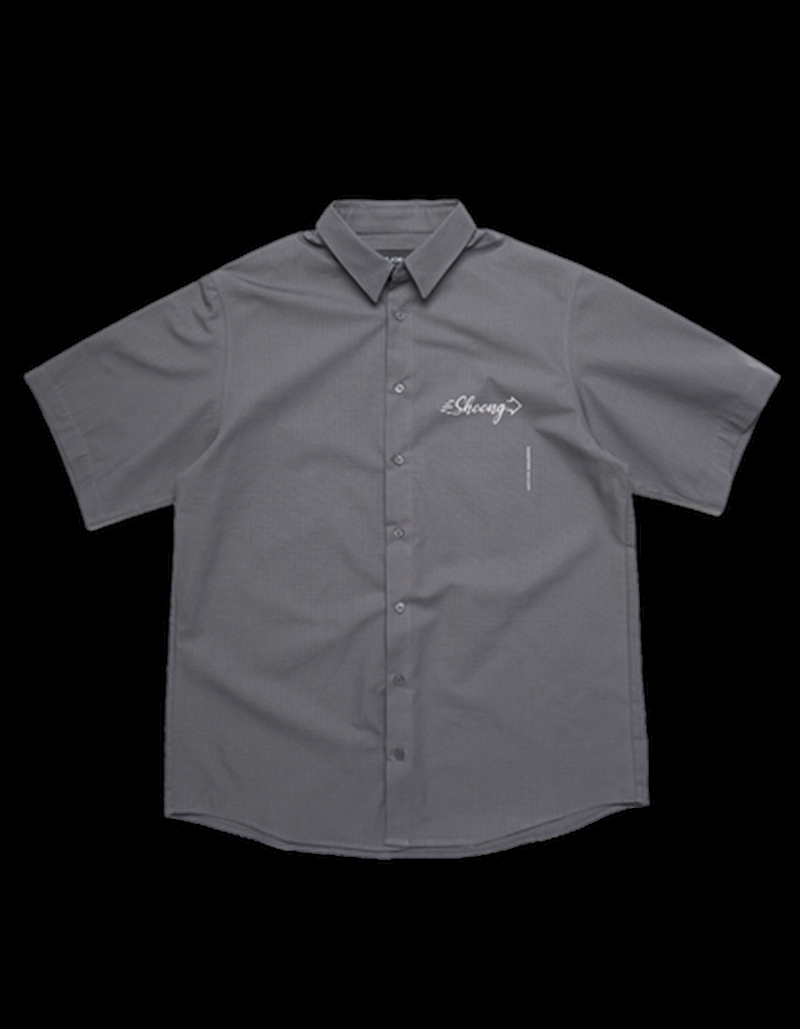 Taeyang - Taeyang X Fragment Design Shoong Work Shirt Charcoal S/Product Detail/KPOP Merch