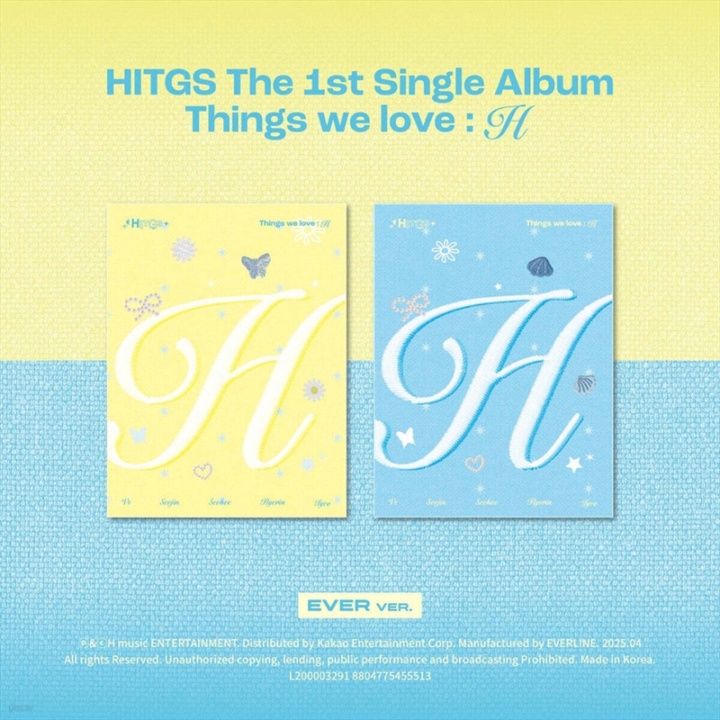 Hitgs - 1St Single Album [Things We Love : H] (Ever)/Product Detail/World