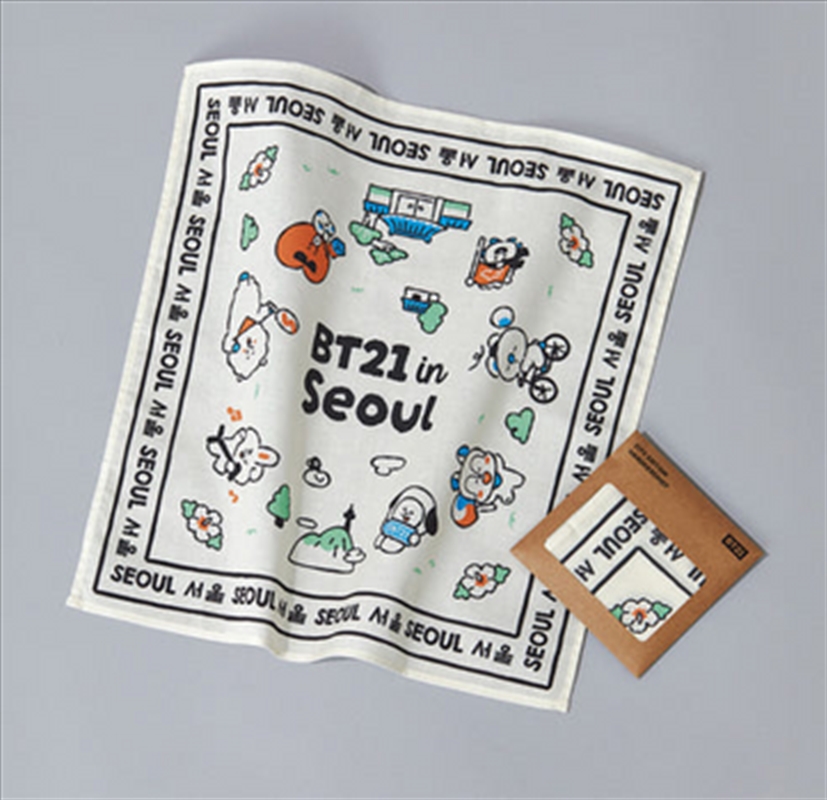 Bt21 - Seoul Edition Hand Towel Ivory/Product Detail/KPOP Merch