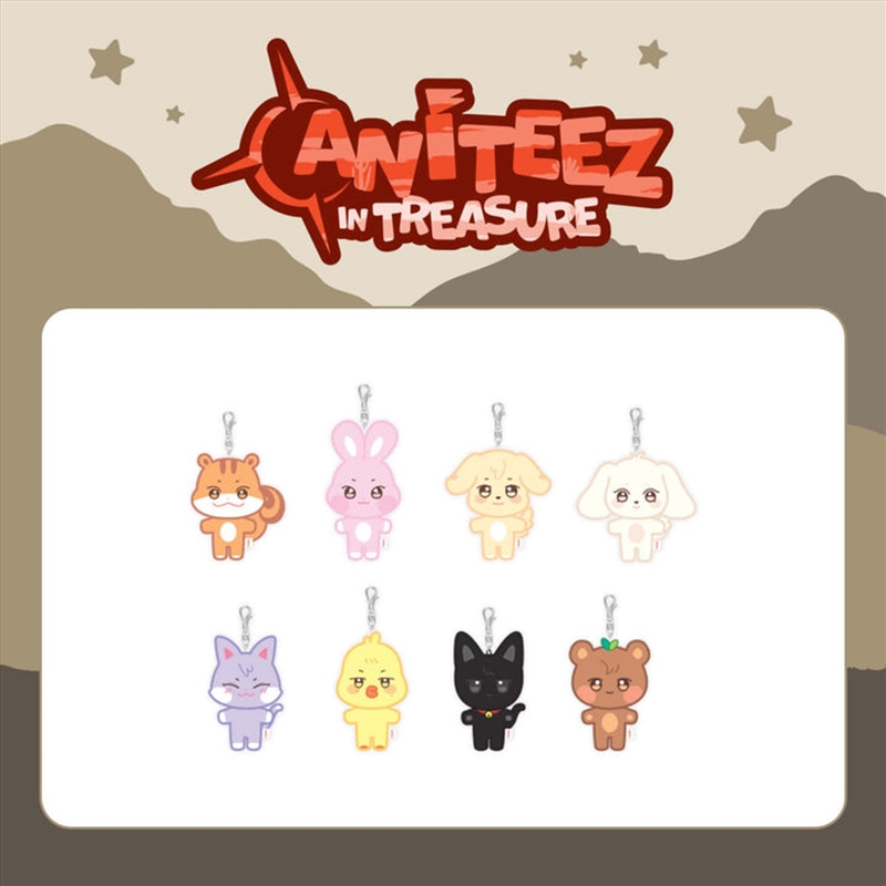 Ateez - Aniteez In Treasure Official Md Plush Keyring Jjongbear/Product Detail/KPOP Merch