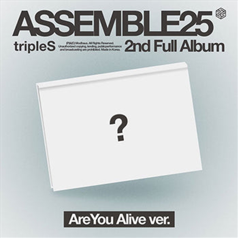 Triples - Assemble25 2nd Full Album Standard Are You Alive Ver/Product Detail/World
