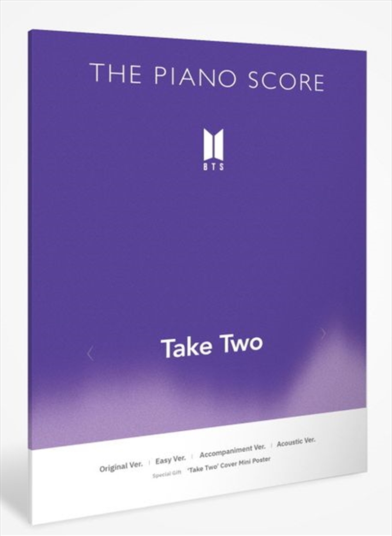 The Piano Score : Bts [Take Two]/Product Detail/KPOP Merch