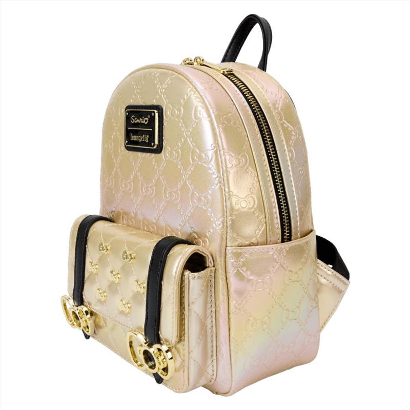 Loungefly Sanrio - 50th Anniversary Metallic Gold Mini Backpack/Product Detail/Bags